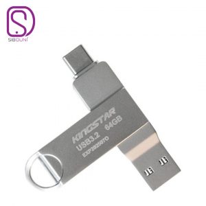 فلش مموری OTG تایپ سی کینگ استار مدل C60 ظرفیت 64 گیگابایت