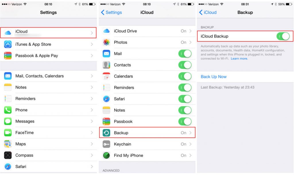 تهیه نسخه پشتیبان (Backup)