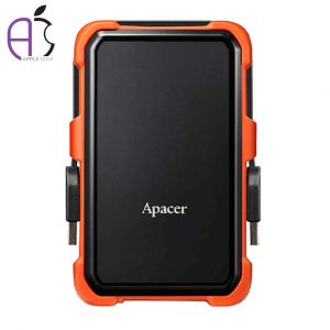 هارد اکسترنال Apacer مدل AC630 ظرفیت 1 ترابایت همراه با کیف رایگان - مشکی نارنجی, گارانتی 48 ماهه شرکت داده پرداز رایانه متین