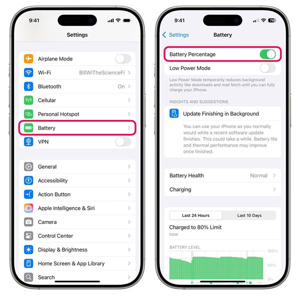 غیرفعال سازی Background App Refresh