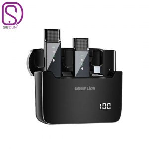 2. میکروفون بی‌سیم گرین لاین مدل GN2IN1DDMTCBK 2in1